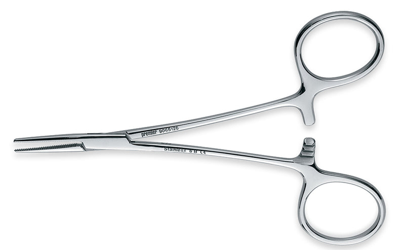 Premier 4 3/4" (12.1 cm) Straight Hemostat, Single instrument