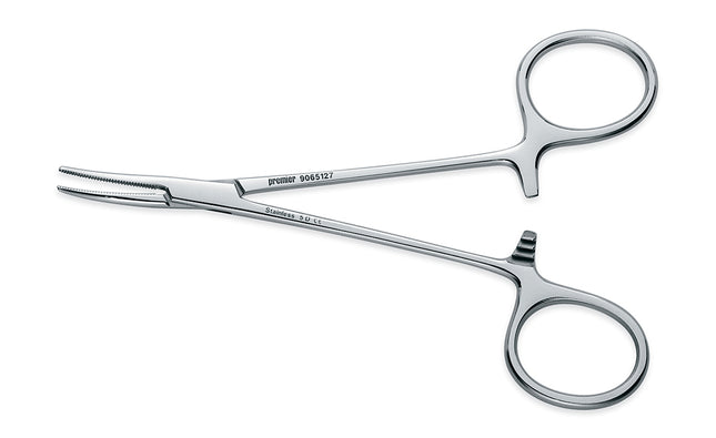 Premier 4 3/4" (12.1 cm) Curved Hemostat, Single instrument