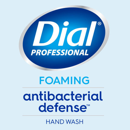 Dial Antibacterial Foaming Hand Wash Refill, Spring Water Scent, 1 gal, 4/Carton