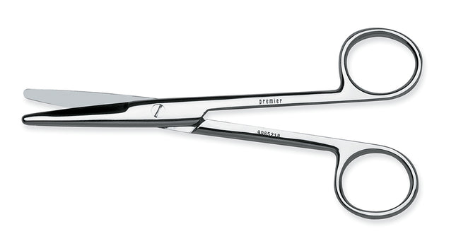 Premier Mayo Straight Blunt 5 1/2" (14.0cm) Tissue Scissors, single scissor