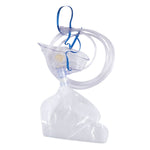 NonRebreather Oxygen Mask McKesson Elongated Style Adult One Size Fits Most Adjustable Head Strap / Nose Clip