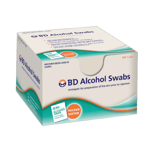 BD | Alcohol Prep Pad BD™ 70% Strength Isopropyl Alcohol Individual Packet NonSterile | 326895