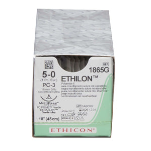 Ethilon™ Nylon PC-3 3/8 Circle Precision Conventional Cutting Needle Size 5-0 Monofilament | SurgiMac Dental Supply