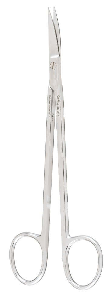 Miltex Scissor - Kelly 6.25 Curved Surgical scissors with a serrated blade | SurgiMac Dental Supply