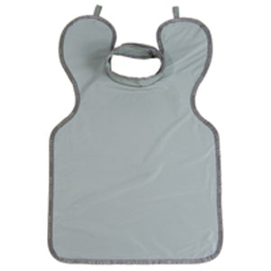 Protectall X-Ray Apron, Adult w/Collar, Lead-lined, .3MM Thickness. 22-¼” x 25-½”, Grey 24GREY