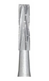 Miltex FG #557 SL (Surgical Length) Straight Crosscut Fissure Carbide Bur, Pack DFG557SU