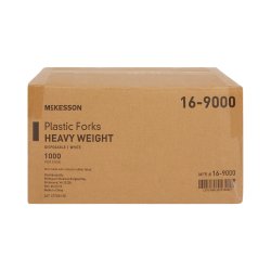 Fork McKesson Heavy Weight White Polypropylene