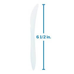 Knife McKesson Medium Weight White Polypropylene | SurgiMac Dental Supply