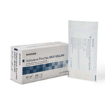 Sterilization Pouch McKesson Ethylene Oxide (EO) Gas / Steam 3-1/2 X 5 Inch Transparent Blue / White Self Seal Paper / Film | SurgiMac Dental Supply