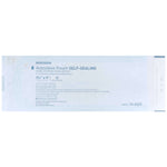 Sterilization Pouch McKesson Ethylene Oxide (EO) Gas / Steam 3-1/2 X 9 Inch Transparent Blue / White Self Seal Paper / Film | SurgiMac Dental Supply