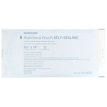 Sterilization Pouch McKesson Ethylene Oxide (EO) Gas / Steam 5-1/4 X 10 Inch Transparent Blue / White Self Seal Paper / Film | SurgiMac Dental Supply