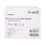 Sterilization Pouch McKesson Ethylene Oxide (EO) Gas / Steam 7-1/2 X 13 Inch Transparent Blue / White Self Seal Paper / Film | SurgiMac Dental Supply