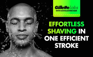 Gillette Labs with Exfoliating Bar Men's Razor with Travel Case 292021