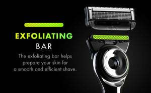 Gillette Labs with Exfoliating Bar Men's Razor with Travel Case 292021