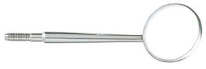 Miltex Size 3 cone socket magnifying metal mouth mirror, box of 12 mirrors | SurgiMac Dental Supply