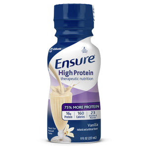 Oral Supplement Ensure High Protein Therapeutic Nutrition Shake Vanilla Flavor Liquid 64136-1