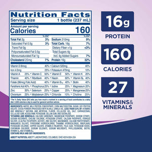 Oral Supplement Ensure High Protein Therapeutic Nutrition Shake Vanilla Flavor Liquid 64136-1