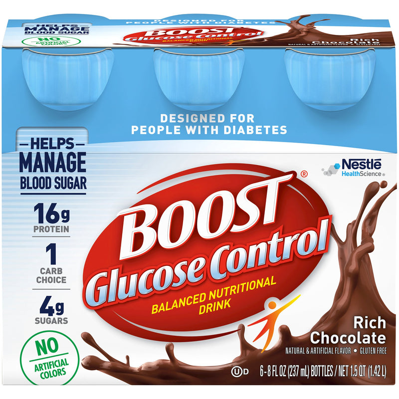 Oral Supplement Boost Glucose Control Rich Chocolate Flavor Liquid 12109986-1