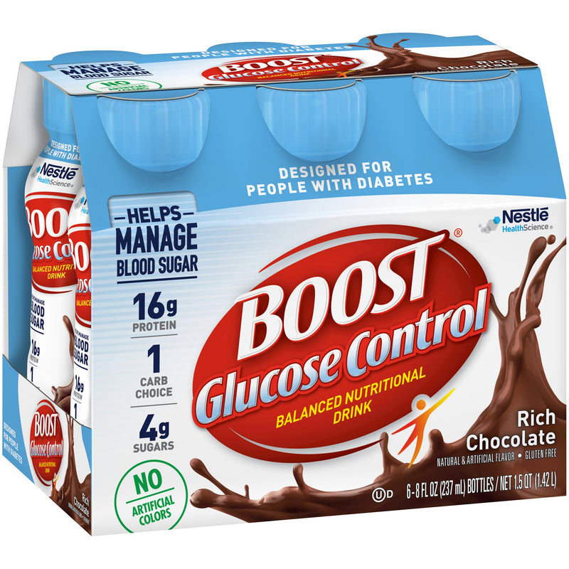 Oral Supplement Boost Glucose Control Rich Chocolate Flavor Liquid 12109986-1