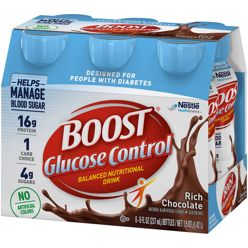Oral Supplement Boost Glucose Control Rich Chocolate Flavor Liquid 12109986-1