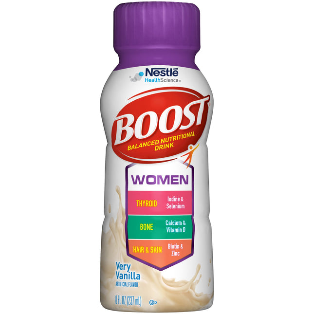 Nestle | Oral Supplement Boost Women Very Vanilla Flavor Liquid | 00041679473733-1