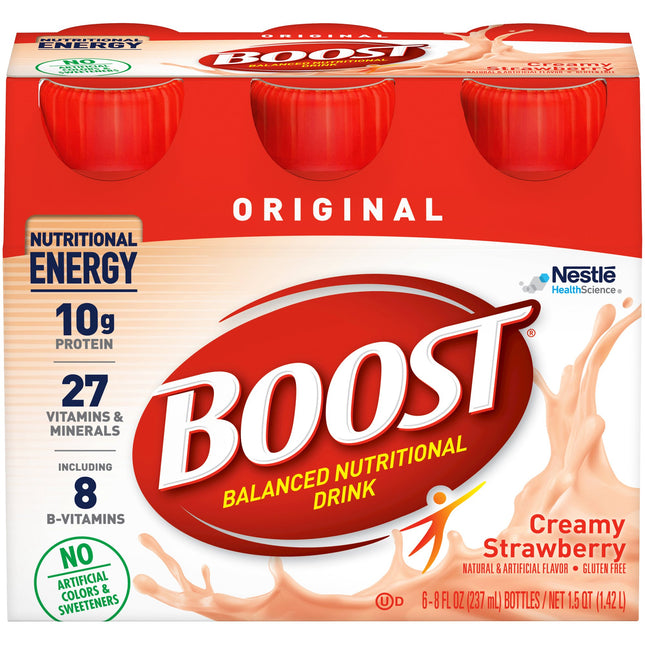 Nestle | Oral Supplement Boost Original Creamy Strawberry Flavor Liquid CS/24 | 00041679676363