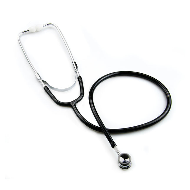 General Exam Stethoscope McKesson Black 1-Tube 21 Inch Tube Double Sided Chestpiece