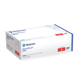 AssureTouch Ultra Nitrile Exam Gloves, PF, Latex-free, Textured fingertips, Violet Blue, 200/bx, 10 bx/cs