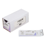 Vicryl™ Polyglactin 910 PS-2 3/8 Circle Precision Reverse Cutting Needle Size 4-0 Braided | SurgiMac Dental Supply
