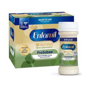 Infant Formula Enfamil ProSobee Nursette Bottle Liquid Soy Lactose Intolerance 144901-2