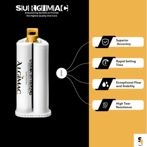 SurgiMac Alginate Substitute, Fast Set Mint Flavor, Box of 8-50mL Cartridges, AlgiMac, 1/Pk | SurgiMac Dental Supply