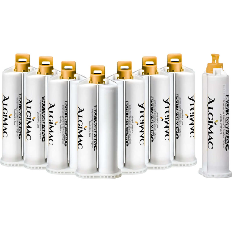 SurgiMac Alginate Substitute, Fast Set Mint Flavor, Box of 8-50mL Cartridges, AlgiMac, 1/Pk | SurgiMac Dental Supply