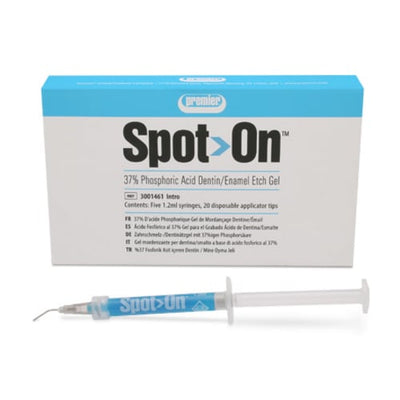 Spot On Acid Dentin/Enamel Etch Gel Intro Kit 37% Phosphoric, 5 - 1.2ml