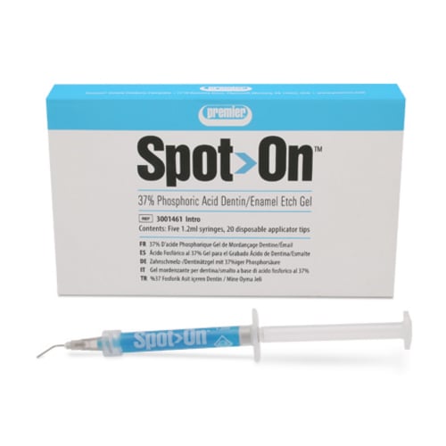 Spot On Acid Dentin/Enamel Etch Gel Intro Kit 37% Phosphoric, 5 - 1.2ml