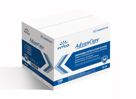 AdvanCare Nitrile Exam Gloves | ANBM10015 | Intco | SurgiMac