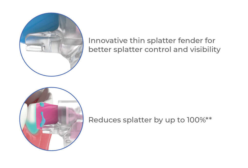 AntiSplatr disposable prophy angle, Soft cup, Pink LSFAS-100