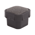 Assist-Stand Endo Black, Square Shape With Rounded Corners, Dense Foam Cleans | SurgiMac Dental Supply