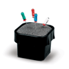 Assist-Stand Endo Black, Square Shape With Rounded Corners, Dense Foam Cleans