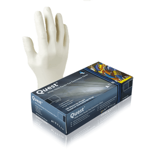Aurelia Quest Nitrile Exam Gloves, Finger Tip Texture - 10bx/Case | SurgiMac Dental Supply