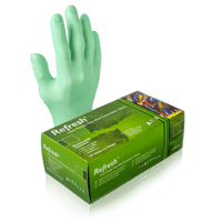 Aurelia Refresh Latex Gloves, Honeycomb Texture - 10bx/Case | SurgiMac Dental Supply