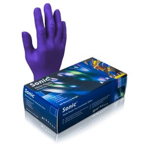 Aurelia Sonic Nitrile Exam Gloves, Tip Texture - 10bx/Case | SurgiMac Dental Supply