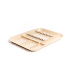B-Lok Divided Tray, Size B (Ritter) - White, Plastic, 13-3/8" x 9-5/8" x 7/8" | SurgiMac Dental Supply