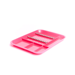 B-Lok Divided Tray, Size B (Ritter) - White, Plastic, 13-3/8" x 9-5/8" x 7/8" | SurgiMac Dental Supply