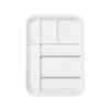 B-Lok Divided Tray, Size B (Ritter) - White, Plastic, 13-3/8