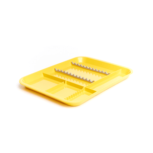 B-Lok Divided Tray, Size B (Ritter) - White, Plastic, 13-3/8" x 9-5/8" x 7/8" | SurgiMac Dental Supply