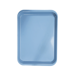 B-Lok Set-Up Tray Flat Size B (Ritter), Midnight Blue, 13-3/8" x 9-5/8" x 7/8" | SurgiMac Dental Supply
