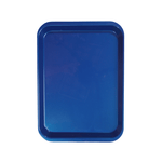 B-Lok Set-Up Tray Flat Size B (Ritter), Midnight Blue, 13-3/8" x 9-5/8" x 7/8" | SurgiMac Dental Supply