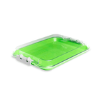 B-Lok Set-Up Tray Flat Size B (Ritter), Midnight Blue, 13-3/8" x 9-5/8" x 7/8" | SurgiMac Dental Supply