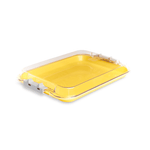 B-Lok Set-Up Tray Flat Size B (Ritter), Midnight Blue, 13-3/8" x 9-5/8" x 7/8" | SurgiMac Dental Supply