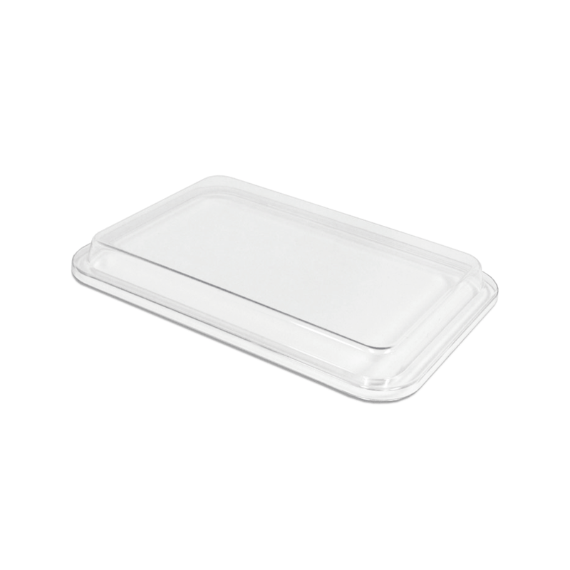 Non-Locking Tray Cover, Clear, Fits B-size Flat and Divided Trays, 14